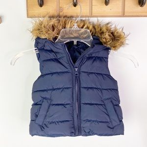 Baby Gap Navy Blue Puffer Vest